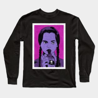 WEDNESDAY - The Addams Family (Pop Art) Long Sleeve T-Shirt